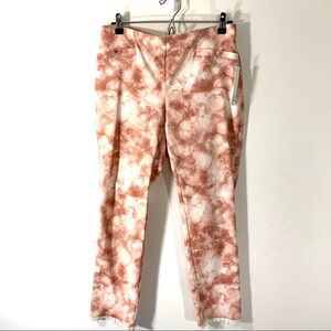 Joe Benbasset Tie Dye Lace Hem Pants